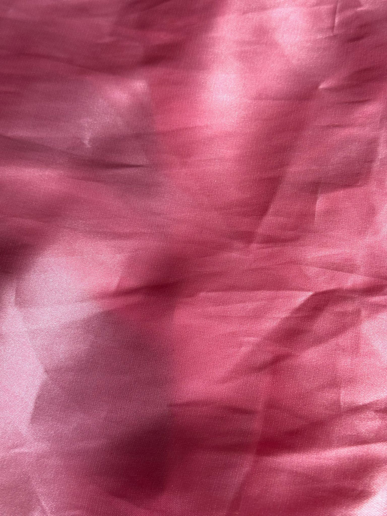 satin silk image of a pink sythetic satin silk fabric